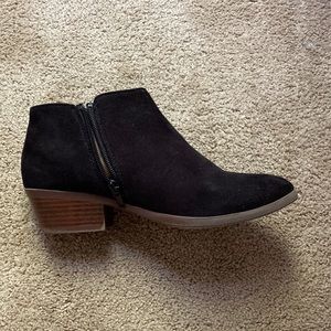Soda Black Ankle Boots